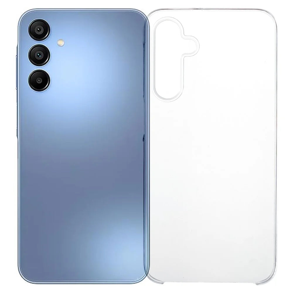For Samsung Galaxy A16 5G / A16 4G Case TPU Frame Clear Acrylic Back Phone Cover with PET Film - 1