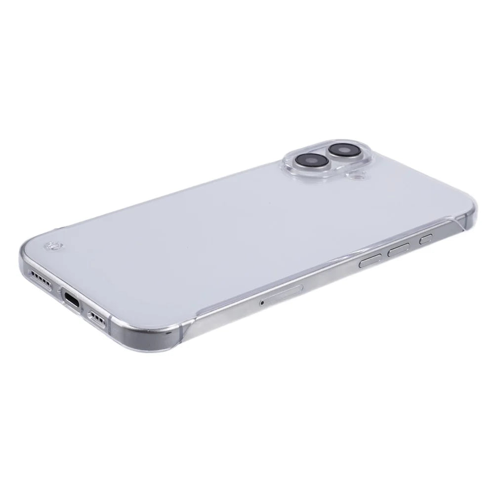 For iPhone 16 Case Transparent PC Borderless Phone Cover - 5