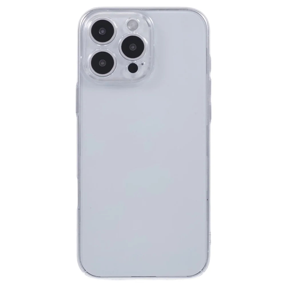 For iPhone 16 Pro Max Case Shock-Absorption Hard PC Phone Cover Transparent (Precise Lens Cutouts) - 3