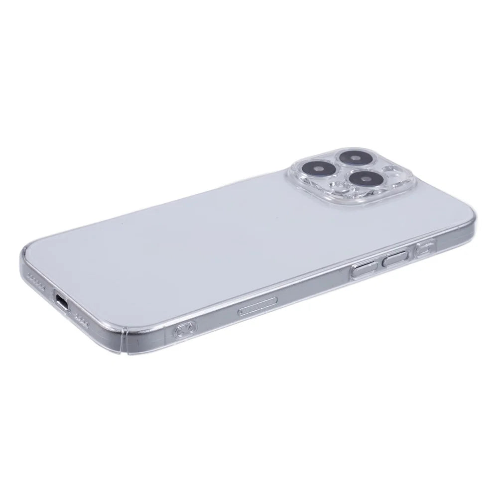 For iPhone 16 Pro Max Case Shock-Absorption Hard PC Phone Cover Transparent (Precise Lens Cutouts) - 5