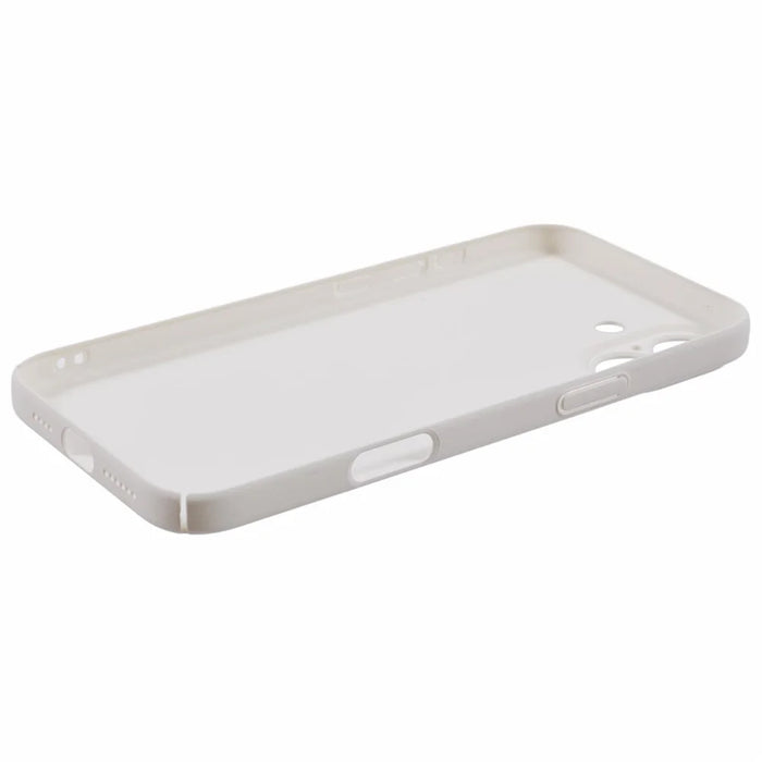 For iPhone 16 Plus Case Skin-Touch Rubberized Hard PC Phone Cover - White - 4