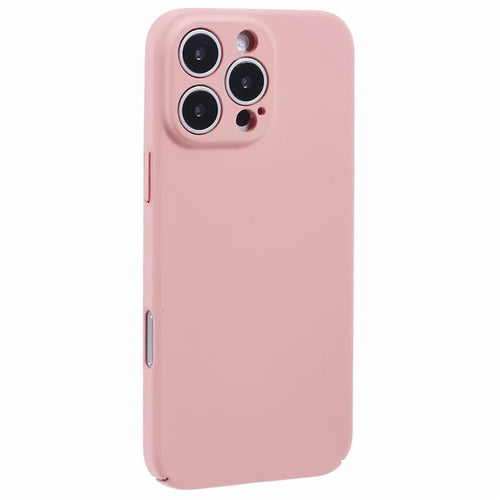 For iPhone 16 Pro Max Case Skin-Touch Rubberized Hard PC Phone Cover - Pink - 1