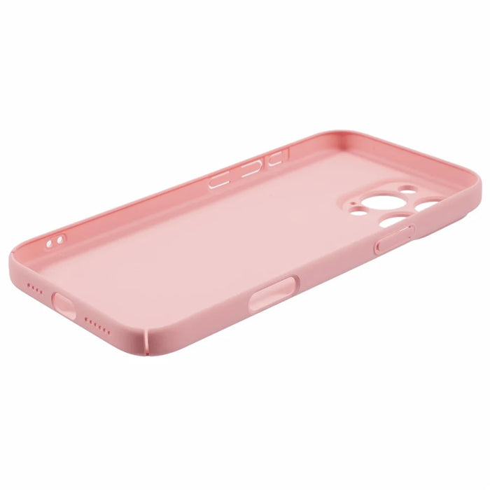 For iPhone 16 Pro Max Case Skin-Touch Rubberized Hard PC Phone Cover - Pink - 4