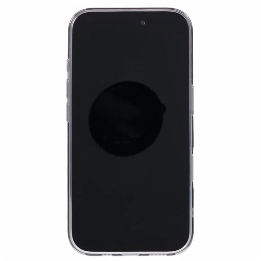 X-LEVEL For iPhone 16 Case Compatible with MagSafe Matte Tempered Glass+TPU Phone Cover - Transparent Black - 2