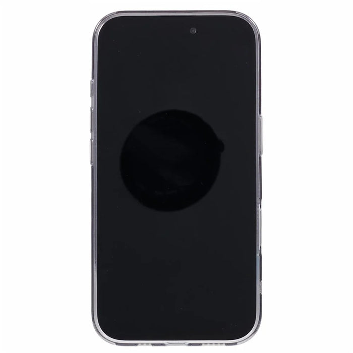 X-LEVEL For iPhone 16 Case Compatible with MagSafe Matte Tempered Glass+TPU Phone Cover - Transparent Black - 2