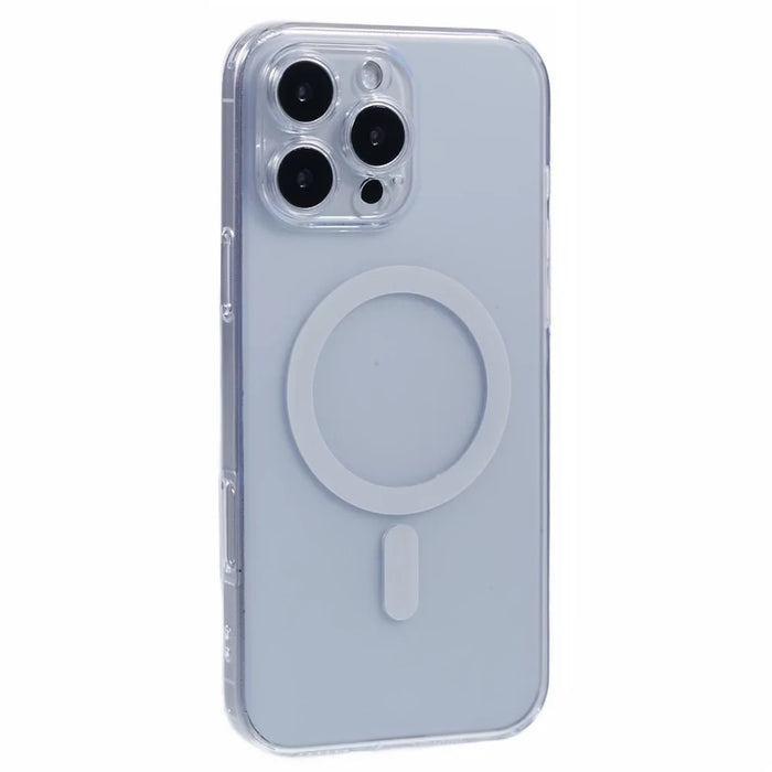 X-LEVEL For iPhone 16 Pro Max Case Compatible with MagSafe Matte Tempered Glass+TPU Phone Cover - Transparent - 1