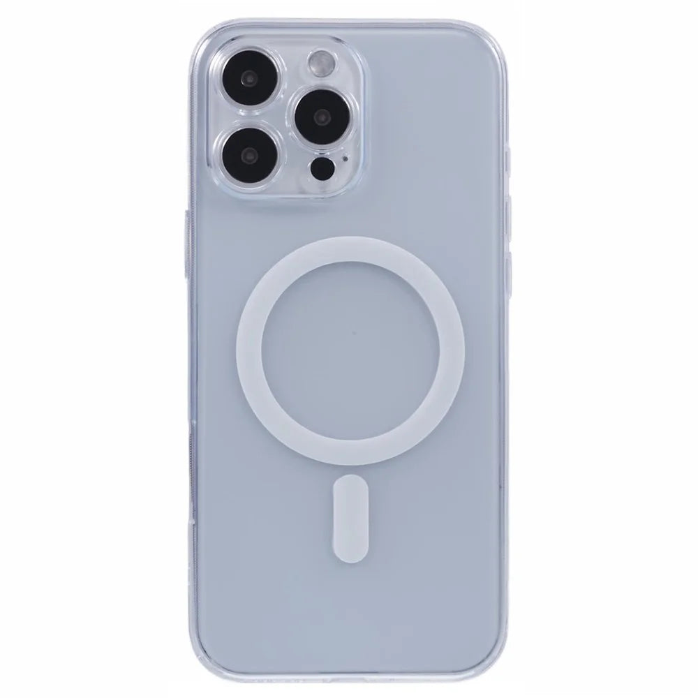 X-LEVEL For iPhone 16 Pro Max Case Compatible with MagSafe Matte Tempered Glass+TPU Phone Cover - Transparent - 3