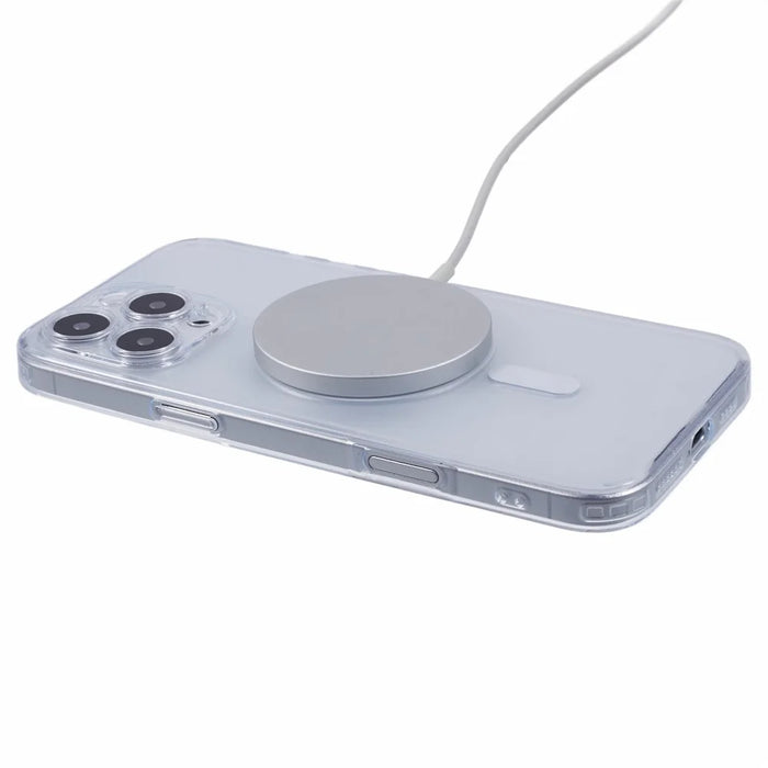 X-LEVEL For iPhone 16 Pro Max Case Compatible with MagSafe Matte Tempered Glass+TPU Phone Cover - Transparent - 4