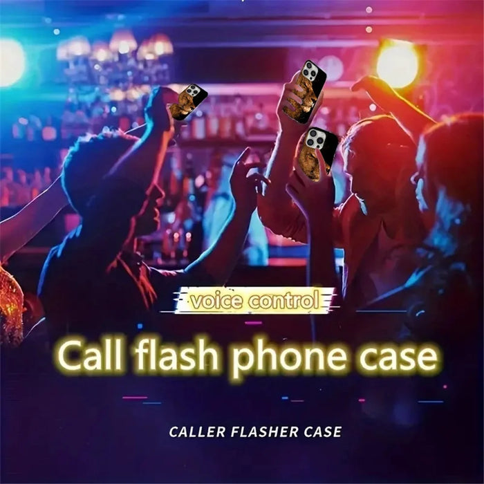 For iPhone 16 Pro Max Case Call Flash Series Pattern Printing Tempered Glass + TPU Combo Phone Case - Lion With Profile - 6