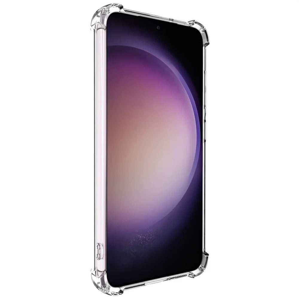 IMAK UX-4 Series for Samsung Galaxy S23+ Case Straight Frame Four Corner Shockproof Clear TPU Cover - 3