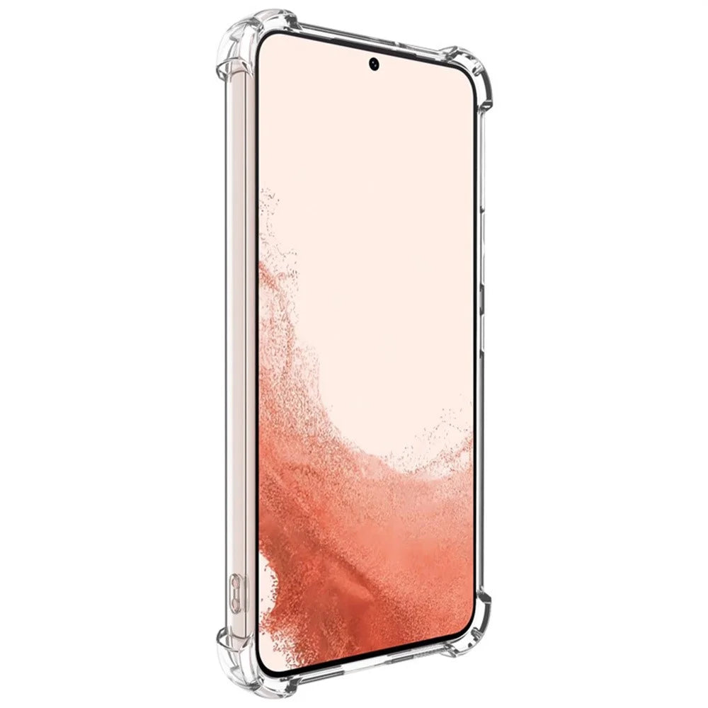 IMAK UX-4 Series for Samsung Galaxy S22+ 5G Case Straight Frame Four Corner Shockproof Clear TPU Cover - 3