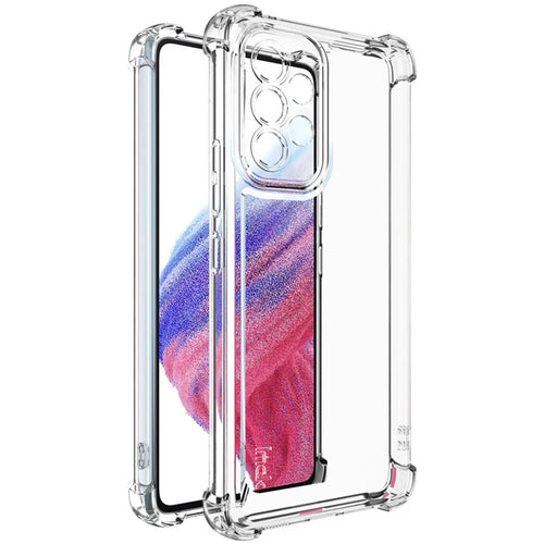 IMAK UX-4 Series for Samsung Galaxy A53 5G Case Straight Frame Four Corner Shockproof Clear TPU Cover - 1