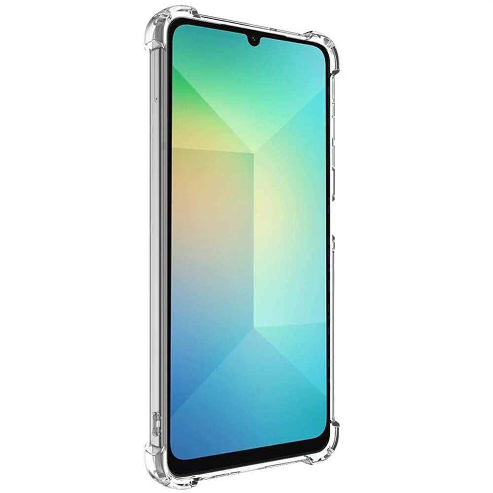 IMAK UX-4 Series for Samsung Galaxy A06 4G Case Straight Frame Four Corner Shockproof Clear TPU Cover - 4