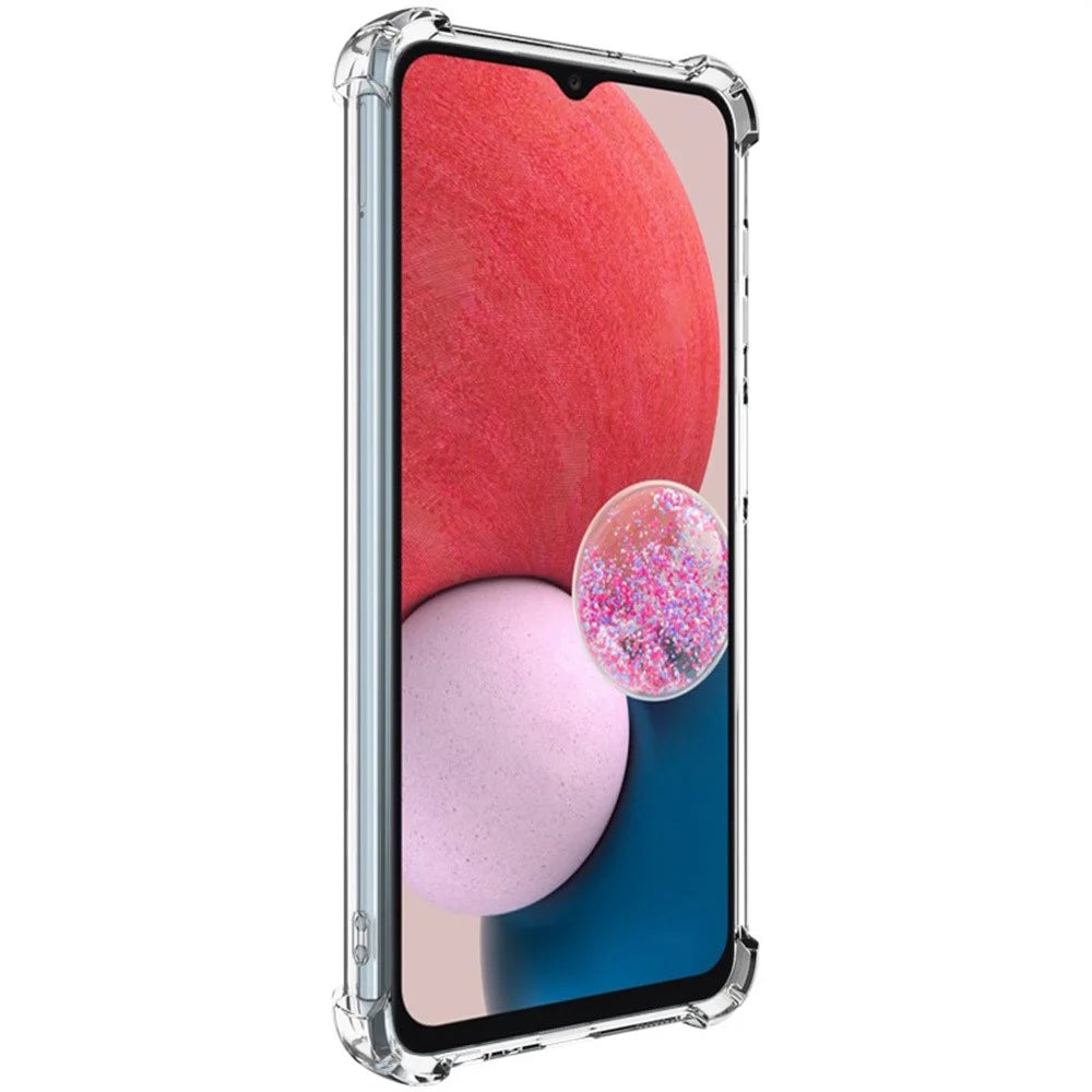 IMAK UX-4 Series for Samsung Galaxy A13 4G Case Straight Frame Four Corner Shockproof Clear TPU Cover - 4