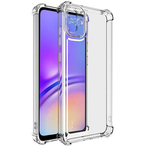 IMAK UX-4 Series for Samsung Galaxy A05 4G Case Straight Frame Four Corner Shockproof Clear TPU Cover - 1