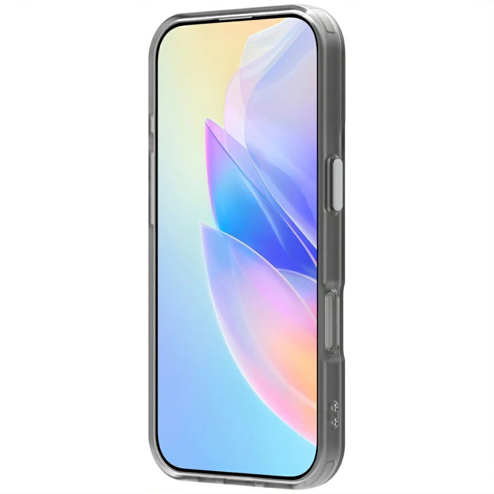 Candy Series For iPhone 16 Pro Case PC+TPU+PET Anti-Drop Phone Cover - White - 4