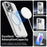 Candy Series For iPhone 13 Pro Max Case Compatible with MagSafe PC+TPU+PET Anti-Drop Phone Cover - White - 3