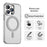 Candy Series For iPhone 13 Pro Max Case Compatible with MagSafe PC+TPU+PET Anti-Drop Phone Cover - White - 4