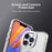 Candy Series For iPhone 13 Pro Max Case Compatible with MagSafe PC+TPU+PET Anti-Drop Phone Cover - White - 7