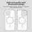 Candy Series For iPhone 14 Pro Case Compatible with MagSafe PC+TPU+PET Anti-Drop Phone Cover - White - 6