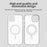 Candy Series For iPhone 14  /  13 Case Compatible with MagSafe PC+TPU+PET Anti-Drop Phone Cover - White - 6