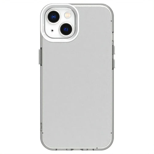 Candy Series For iPhone 15 Case PC+TPU+PET Anti-Drop Phone Cover - White - 1
