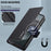 LC.IMEEKE L1 For Samsung Galaxy Z Fold6 5G Stand Case Texture PU Leather Wallet Phone Cover - Black - 7