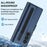 LC.IMEEKE L1 For Samsung Galaxy Z Fold4 5G Stand Case Texture PU Leather Wallet Phone Cover - Blue - 5