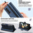 LC.IMEEKE L1 For Samsung Galaxy Z Fold4 5G Stand Case Texture PU Leather Wallet Phone Cover - Blue - 6