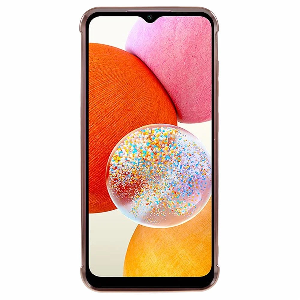 For Samsung Galaxy A14 4G / 5G Case Electroplated Frame TPU Soft Phone Cover - Purple - 2