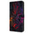 For Samsung Galaxy A05s 4G Case Pattern Printed Protective Cover TPU+PU Leather Flip Phone Case - Red Cracks - 4