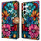 For Samsung Galaxy A16 5G / A16 4G Case Pattern Printed Protective Cover TPU+PU Leather Flip Phone Case - Staphyllum - 1