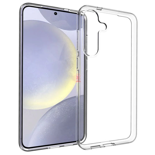 For Samsung Galaxy S25+ Clear Phone Case Watermark-Resistant TPU Back Cover - 1