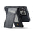 FIERRE SHANN 025 Style For iPhone 16 Pro Max Case Leather+TPU Detachable Card Slots Phone Cover - Black - 3