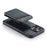 FIERRE SHANN 025 Style For iPhone 16 Pro Case Leather+TPU Detachable Card Slots Phone Cover - Black - 4