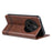 AZNS For vivo Y300 Pro 5G Case Cowhide Texture PU Leather Wallet Phone Cover - Coffee - 3