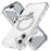 For iPhone 16 Case Small Wavy Edge Compatible with MagSafe Clear Anti-Drop PC+TPU Phone Cover - 1
