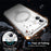 For iPhone 16 Case Small Wavy Edge Compatible with MagSafe Clear Anti-Drop PC+TPU Phone Cover - 3