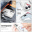 For iPhone 16 Case Small Wavy Edge Compatible with MagSafe Clear Anti-Drop PC+TPU Phone Cover - 4