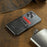 FIERRE SHANN For iPhone 16 Pro Max Case Waxy PU Leather+PC Card Holder Phone Cover - Grey - 7