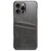 FIERRE SHANN For iPhone 16 Pro Case Waxy PU Leather+PC Card Holder Phone Cover - Grey - 2