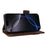 For iPhone 16 Pro Max Case with Wrist Strap Litchi Texture PU Leather Wallet Phone Cover - Brown - 3