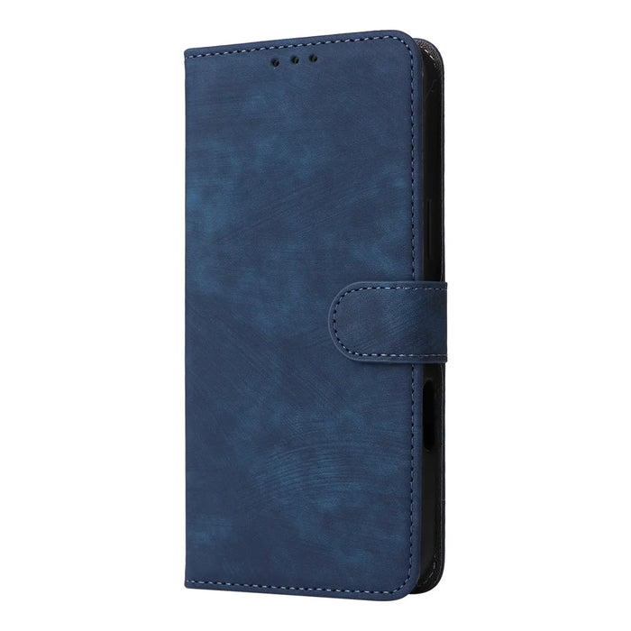 For iPhone 16 Pro Max Wallet Case RFID Blocking PU Leather Cover Stand View - Blue - 6