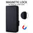 For iPhone 16 Pro Case with Wrist Strap Litchi Texture PU Leather Wallet Phone Cover - Black - 5