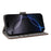 For iPhone 16 Pro Wallet Case RFID Blocking PU Leather Cover Stand View - Brown - 3