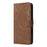 For iPhone 16 Pro Wallet Case RFID Blocking PU Leather Cover Stand View - Brown - 6
