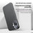For iPhone 16 Case 600D Fine Texture Aramid Fiber Phone Cover with Metal Lens Frame - Black - 5