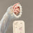 For iPhone 15 Case 3D Heart Design TPU Phone Cover with Laser Beaded Strap - White - 4