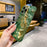 For iPhone 16 Pro Max Case Flowing Gold Pattern Hard PC Phone Cover - Green 1 - 2