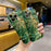 For iPhone 16 Pro Max Case Flowing Gold Pattern Hard PC Phone Cover - Green 1 - 5